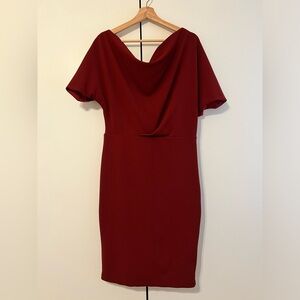 Alexia Admor - Olivia Draped On-shoulder Dress